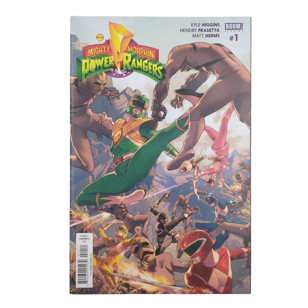 Mighty Morphin Power Rangers #1 Comic Book BOOM! Studios Kyle Higgins 2016 NM